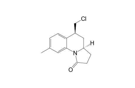 (3aR,5S)-5-(chloromethyl)-8-methyl-3,3a,4,5-tetrahydropyrrolo[1,2-a]quinolin-1(2H)-one