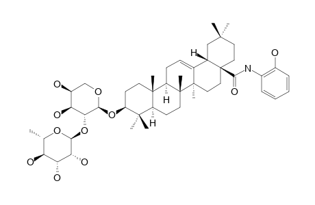 N-(2-HYDROXYPHENYL)-OLEANOLIC-AMIDE-3-O-ALPHA-L-RHAMNOPYRANOSYL-(1->2)-ALPHA-L-ARABINOPYRANOSIDE
