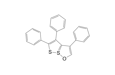 [1,2]Dithiolo[1,5-b][1,2]oxathiole-7-SIV, 3,4,5-triphenyl-