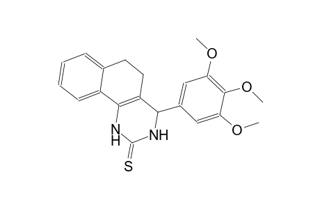 4-(3,4,5-trimethoxyphenyl)-3,4,5,6-tetrahydrobenzo[h]quinazoline-2(1H)-thione
