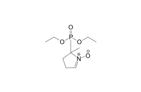 2-Diethoxyphosphoryl-2-methyl-1-oxidanidyl-3,4-dihydropyrrol-1-ium
