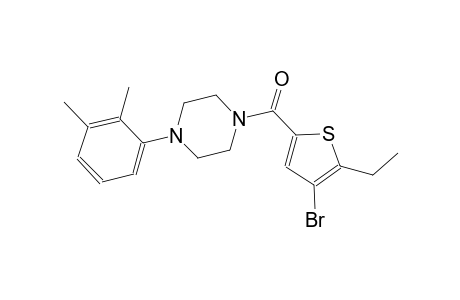 1-[(4-bromo-5-ethyl-2-thienyl)carbonyl]-4-(2,3-dimethylphenyl)piperazine