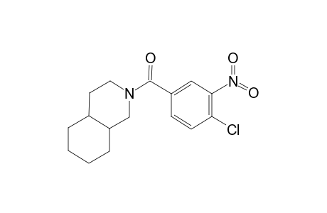 3,4,4a,5,6,7,8,8a-octahydro-1H-isoquinolin-2-yl-(4-chloranyl-3-nitro-phenyl)methanone