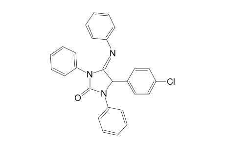 2H-Imidazol-2-one, 4-(4-chlorophenyl)-1,3-dihydro-1,3-diphenyl-5-(phenylamino)-