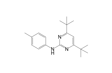 4,6-Di-tertbutyl-2-(4-toluidino)pyrimidine