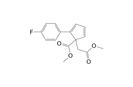 Methyl 2-(4-fluorophenyl)-1-(2-methoxy-2-oxoethyl)cyclopenta-2,4-dienecarboxylate