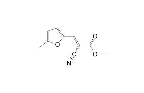 α-Cyano-5-methyl-2-furanacrylic acid, methyl ester