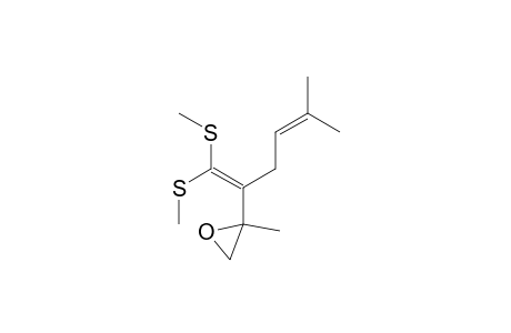 2-(1,2-Epoxy-1-methylethyl)-5-methyl-1,1-bis(methylthio)-1,4-hexadiene