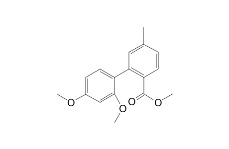 Methyl 2',4'-dimethoxy-4-methyl-1',6-biphenyl-1-carboxylate