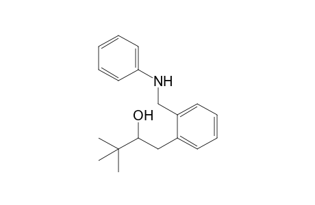 1-(2-Anilinomethylphenyl)-3,3-dimethyl-2-butanol
