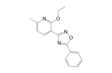 2-ethoxy-6-methyl-3-(5-phenyl-1,2,4-oxadiazol-3-yl)pyridine