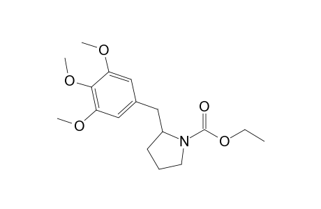 2-[(3,4,5-Trimethoxyphenyl)methyl]-1-ethoxycarbonylpyrrolidine