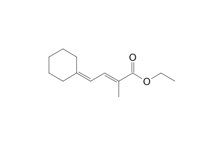 (E)-4-cyclohexylidene-2-methyl-2-butenoic acid ethyl ester