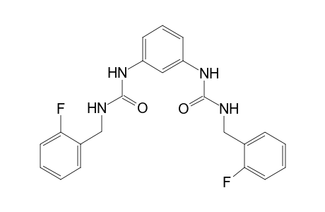 1-(2-fluorobenzyl)-3-[3-[(2-fluorobenzyl)carbamoylamino]phenyl]urea