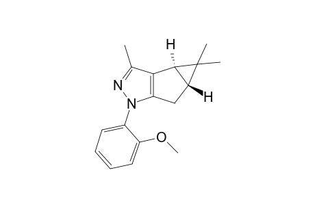 (3bR,4aR)-1-(2-Methoxyphenyl)-3,4,4-trimethyl-3b,4,4a,5-tetrahydro-1H-cycloprop[3,4]cyclopenta[1,2-c]pyrazole
