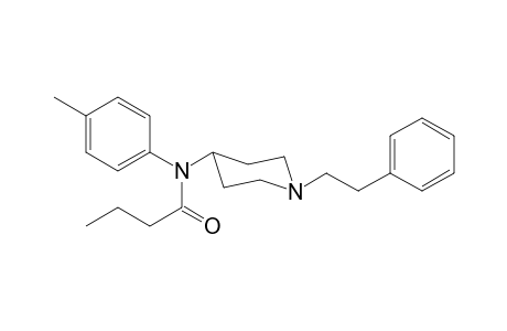 N-(4-Methylphenyl)-N-[1-(2-phenylethyl)piperidin-4-yl]butanamide