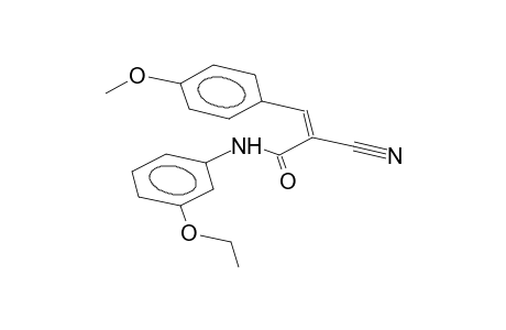 N-(3-ethoxyphenyl)-2-cyano-3-(4-methoxyphenyl)propenamide