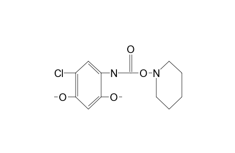 5-chloro-2,4-dimethoxycarbanilic acid, O-piperidino derivative