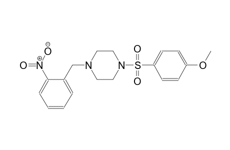 piperazine, 1-[(4-methoxyphenyl)sulfonyl]-4-[(2-nitrophenyl)methyl]-