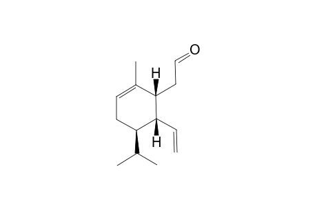 2-[(1R,5R,6R)-5-isopropyl-2-methyl-6-vinyl-cyclohex-2-en-1-yl]acetaldehyde