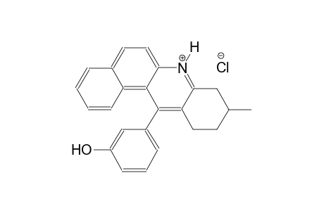 benz[a]acridinium, 8,9,10,11-tetrahydro-12-(3-hydroxyphenyl)-9-methyl-, chloride