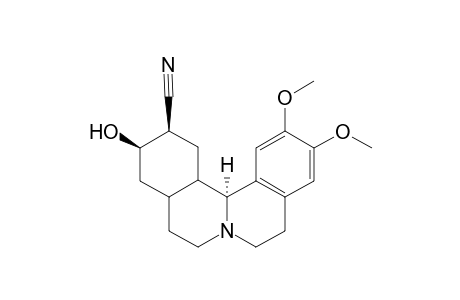 1H-Dibenzo[a,h]quinolizine-2-carbonitrile, 2,3,4,4a,5,6,8,9,13b,13c-decahydro-3-hydroxy-11,12-dimethoxy-, (2.alpha.,3.alpha.,4a.beta.,13b.beta.,13c.beta.)-