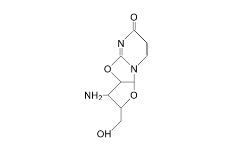 1-(3'-Deoxy-3'-amino-2,2'-O-anhydro-B-D-arabino-furanosyl)-uracil