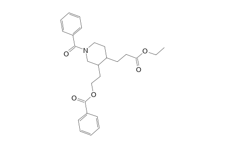 2-[1-Benzoyl-4-(3-ethoxy-3-oxopropyl)-3-piperidinyl]ethyl benzoate