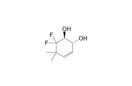 (1S*,2R*)-6,6-Difluoro-5,5-dimethyl-cyclohex-3-ene-1,2-diol