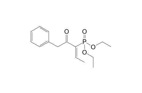 1-[(Benzyl)carbonyl]-1-(diethylphosphonyl)prop-1-ene
