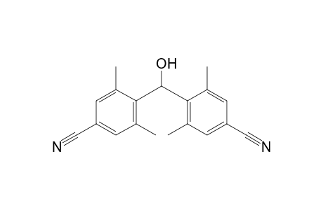 Bis(4-cyano-2,6-dimethylphenyl)methanol
