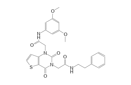 1-[3-(3,5-dimethoxyphenyl)-2-oxopropyl]-3-(2-oxo-5-phenylpentyl)-1H,2H,3H,4H-thieno[3,2-d]pyrimidine-2,4-dione