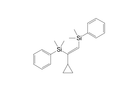 (Z)-(1-Cyclopropylethene-1,2-diyl)bis(dimethyl(phenyl)silane)