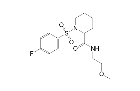 2-piperidinecarboxamide, 1-[(4-fluorophenyl)sulfonyl]-N-(2-methoxyethyl)-