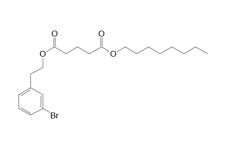 Glutaric acid, 2-(3-bromophenyl)ethyl octyl ester