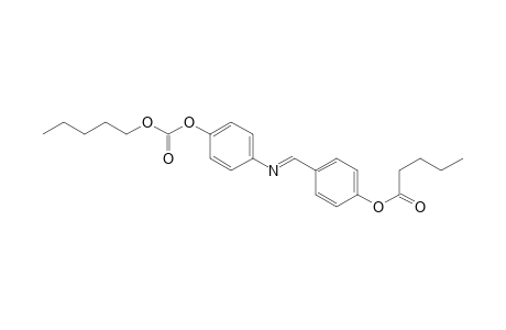 Pentanoic acid, 4-[[[4-[[(pentyloxy)carbonyl]oxy]phenyl]imino]methyl]phenyl ester