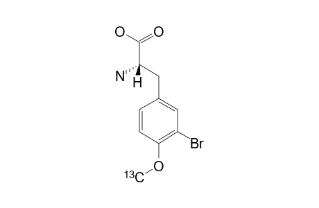 [METHYL-13C]-L-3-BROMO-O-METHYLTYROSINE