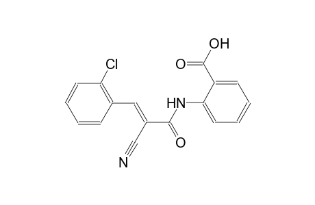 2-{[(2E)-3-(2-chlorophenyl)-2-cyano-2-propenoyl]amino}benzoic acid