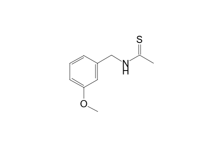 N-[(3-methoxyphenyl)methyl]thioacetamide