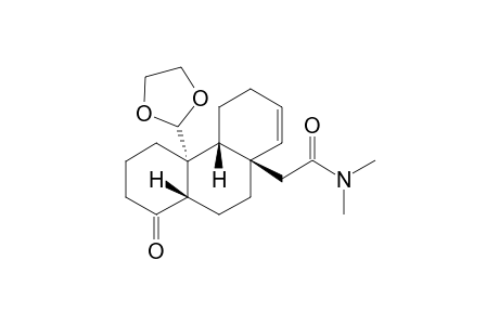 trans-2-(1,3-Dioxolan-2-yl)-tricyclo[8.4.0.0(1,10).0(2,7)]tetradec-11-en-6-one-10-N,N-dimethylacetamide
