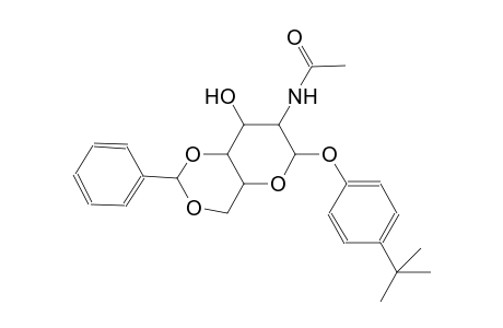 beta-D-glucopyranoside, 4-(1,1-dimethylethyl)phenyl 2-(acetylamino)-2-deoxy-4,6-O-(phenylmethylene)-