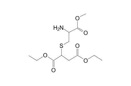 Diethyl 2-[(2-amino-3-methoxy-3-oxopropyl)sulfanyl]succinate