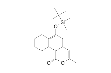 6-[(tert-Byutyldimethylsilyl)oxy]-3-methyl-4a,5,7,8,9,10,10a,10b-octahydro-1H-naphtho[1,2-c]pyran-1-one