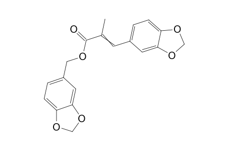 3,4-(Methylenedioxy)benzyl 3,4-(methylenedioxy)-.alpha.-methylcinnamate