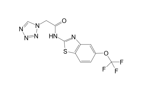 1H-1,2,3,4-Tetrazole-1-acetamide, N-[5-(trifluoromethoxy)-1,3-benzothiazol-2-yl]-