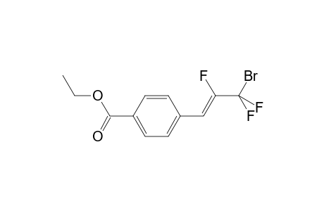 Benzoic acid, 4-(3-bromo-2,3,3-trifluoro-1-propenyl)-, ethyl ester