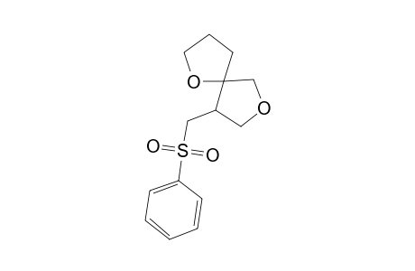 9-[Phenylsulphonylmethyl]-1,7-dioxaspiro[4.4]]nonane