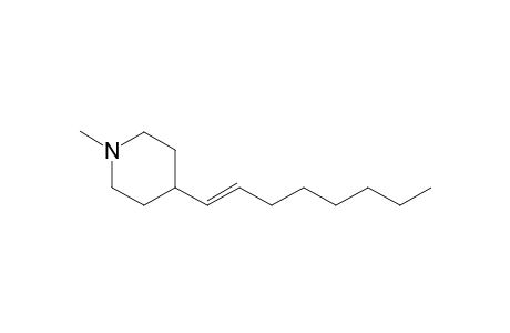 (E)-1-Methyl-4-(oct-1-en-1-yl)piperidine