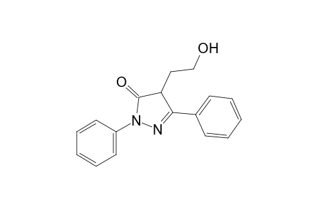1,3-diphenyl-4-(2-hydroxyethyl)-2-pyrazolin-5-one