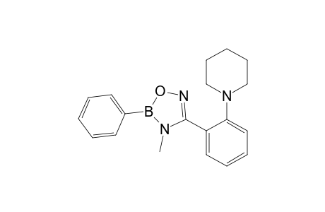 2,3-Dihydro-3-methyl-2-phenyl-4-(2'-piperidinophenyl)-1,3,5,2-oxadiazaborole